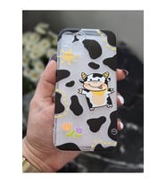 Iphone 14 Uyumlu Baskılı Şeffaf Telefon Kılıfı