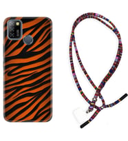 INFINIX Smart 4 5 6 Zero 8 S5 Pro Kılıf Boyun Asklı Rasta Silikon Leopar Yeni 1676