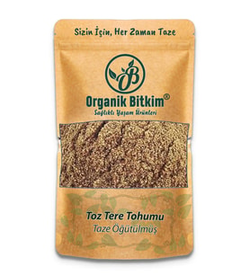 Organik Bitkim Toz Tere Tohumu (Öğütülmüş) 500 gr