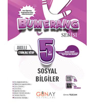 Günay Yayınları 5. Sınıf Sosyal Bilgiler Bumerang Etkinlikli Defter 