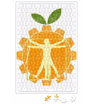 Laranja Mecanica Vitruviana Puzzle 240 Parça Yapboz