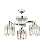 AVONNI AV-65229-3K Krom Kaplama Modern Avize E27 Metal Kristal 58cm