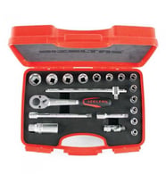 İzeltaş 1110006019 Altı Köşe Lokma Anahtar Takımı 3/8" 19 Parça