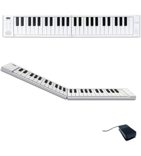 Blackstar Carry-on Folding Piano 49 Touch Tuşlu Taşınabilir & Katlanabilir Klavye (Beyaz)