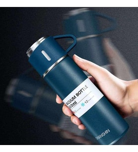Paslanmaz Çelik 304 Çelik Termos Bardaklı Sıcak Soğuk Muhafazalı Kaliteli Sızdırmaz Mug FLYON-527