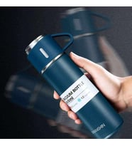Paslanmaz Çelik 304 Çelik Termos Bardaklı Sıcak Soğuk Muhafazalı Kaliteli Sızdırmaz Mug FLYON-527