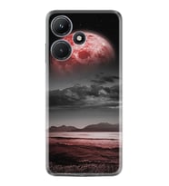 Infınix Hot 30i Kılıf Resimli Desenli Silikon Platinium Series Red World 1836