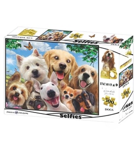 Köpek Selfie 500 Parça Yetişkin Puzzle