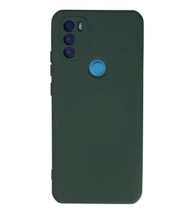 Durukar® General Mobile GM 21 Plus Kılıf Nano içi Kadife Silikon - Koyu Yeşil