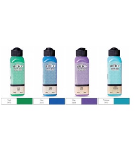 ARTDECO AKRİLİK BOYA 140 ML SOĞUK RENKLER 4'LÜ ÜCRETSİZ KARGO