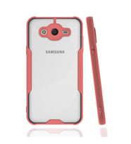 Samsung Galaxy J7 Kılıf Platin Silikon - Pembe