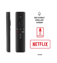 (SES KOMUTLU) XIAOMI MI BOX S NETFLIX TUŞLU 4K ANDROİD TV BOX KUMANDA HRM1790