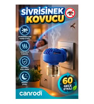 Prizli Kokusuz Sivrisinek Kovucu Likit Cihaz – 60 Gece Etkili Elektrikli Sinek Önleyici