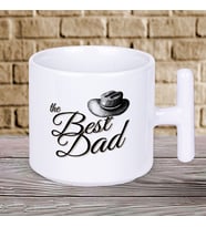The Best Dad Yazılı Babalar Günü T Kupa Bardak