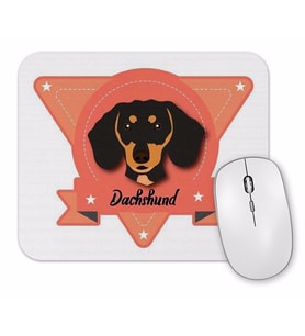 Daschshund Coleçao Raças Pug Köpek Mouse Pad.jpg