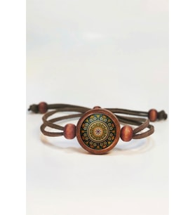 Mandala Ahşap Bileklik