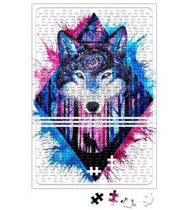 Color Wolf Puzzle 240 Parça Yapboz