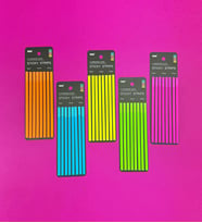İnce Uzun Şerit Renkli Postit Kitap Ayracı Ayraç Post-it (Mavi)