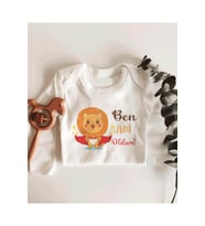 Ben Abi Oldum Uzun Kol Çıtçıtlı Organik Bebek Body