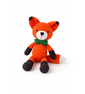 Raposa Amigurumi Tilki Oyuncak – El Yapımı Sevimli Örgü Dekoratif Hediyelik (Turuncu)