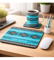 Kişiye Özel Hediye Seti  Kupa Bardak + Mouse Pad + Bardak Altlığı (3’lü Set)
