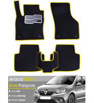 Renault Symbol 3 (2013-2020) Uyumlu EVA Paspas Tam Set–Araca Özel,Su Geçirmez,Hızlı ve Kolay Montaj