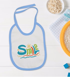 BK Kids Mavi Bebek Mama Önlüğü - Model 127