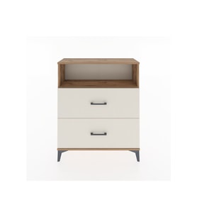 Arges Şifonyer Tek Raflı 2 Çekmeceli 88x30x106 Çam-Aytaşı