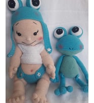 Yumi ve Kuki Amigurumi Organik Oyuncak