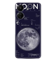 Xiaomi Redmi 13c Kılıf Desenli Silikon Moon Info 1424