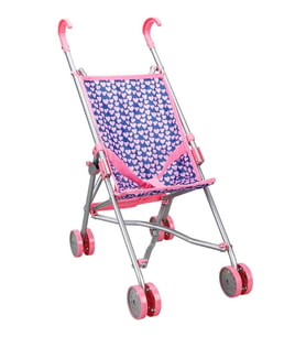 Miniklerin Kalbini Fethedecek: Katlanabilir Kalpli Metal Bebek Puseti (Pembe)