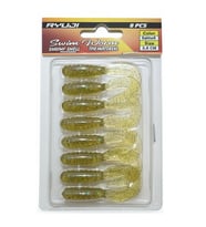 Ryuji Swim Worm 5,5cm TPR Kokulu Silikon Yem Light Oil