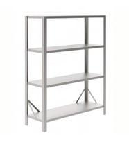 Electrolux Professional Paslanmaz Çelik Düz Etejer Seti, 4 Raflı, 1570 Mm NSC1570