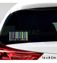 Honda Yamaha Suzuki Kawasaki Made İn Japan Hologram Oto Sticker Motosiklet Etiket 16 x 8 Cm
