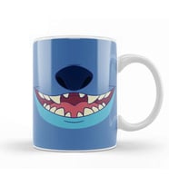 Stitch Mouth Kupa Bardak Porselen