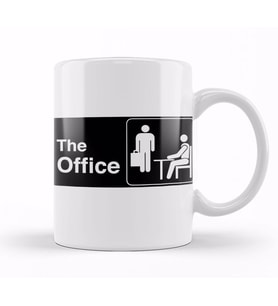 The Office Logo 01 Kupa Bardak Porselen