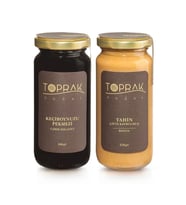 Toprak Doğal Keçiboynuzu Pekmezi, Tahin Set