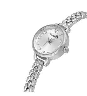 Polo Air Minik Rakamlı Kadın Kol Saati PL-1541Bx (Gümüş)