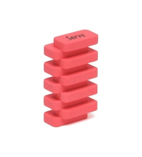 Serve Steps Silgi  Fosforlu Karton Kırmızı