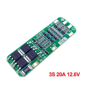 3S 20A BMS 12.6V 18650 Lityum LiPo Pil Şarj Koruma Modülü