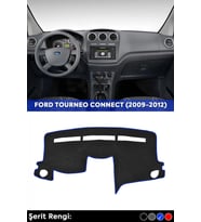 Ford Tourneo Connect (2009-2012) 3d Torpido Kılıfı Panel Koruyucu Göğüs Kaplama - Mavi Şerit