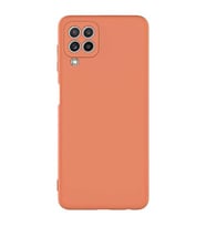 Coverzone Samsung Galaxy M22 ?le Uyumlu K?l?f Z-Mara Lansman Vieri Tam Koruma Arka Kapak Kamera Koruma �?k?nt?l? P�r�zs�z Y�zey Turuncu