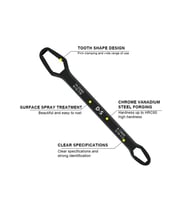 Universal Anahtarı Çift kafalı  Çok Fonksiyonlu 6-22mm (5343)