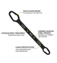 Universal Anahtarı Çift kafalı Çok Fonksiyonlu 6-22mm (5343)