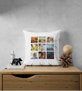 Kişiye Özel 9 Fotoğraflı Yastık