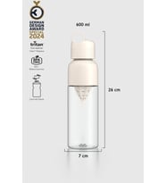 Renga Moon 600 ml Tritan Sıkacaklı Detoks Matara 911028 Bej