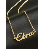 Ebru isimli kolye (Kişiye Özel)