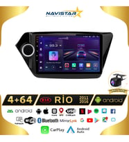 Kia Rio 2011-2016 Model 4+64 GB Android 13 Kablosuz Carplay Navigasyon Multimedya Sistemi