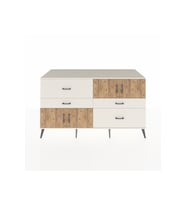 Kronos Konsol 2 Raflı 4 Çekmeceli 4 Kapaklı 176x59x99 Aytaşı-Çam/Aytaşı