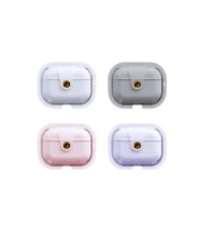 Apple Airpods Pro Uyumlu Zore Airbag 33 Darbelere Karşı Dayanıklı Magnetik Kılıf (Mor)
